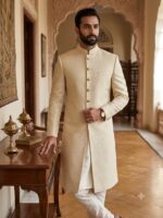 Embroidery Jacquard Cloth for Sherwani