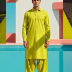 Rao Silk – Shalwar Qameez Unstitched Cloth (Dhani Color)