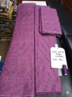 Three Piece Patyala Lawn Suit – Jamawar Style Lawn (Purple) - Image 2