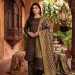 Three Piece Suit – Atlas Shall with Jamawar Shirt & Trouser (Brown)