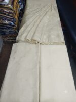 Three Piece Suit – Kanchoi Silk Khadi Fabric (White) - Image 2