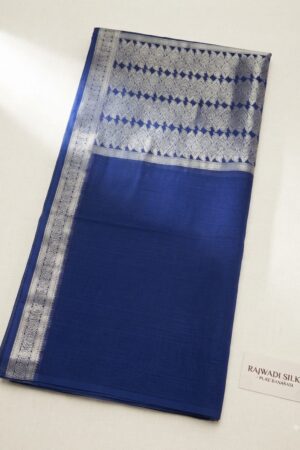 Blue Chiffon Saree